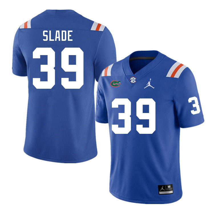 Men #39 Brayden Slade Florida Gators College Football Jerseys Stitched Sale-Throwback - Click Image to Close